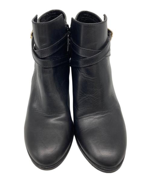 COLE HAAN（コールハーン）COLE HAAN (コールハーン) レザーショートブーツ ブラック サイズ:SIZE 6 1/2 (24cm)の古着・服飾アイテム