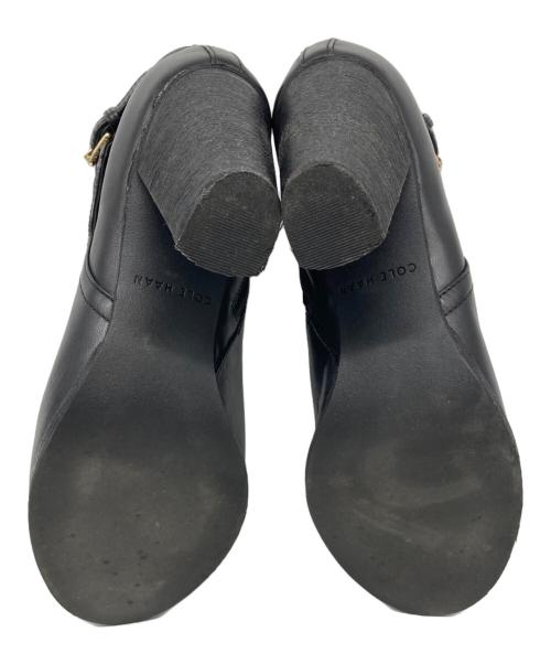 COLE HAAN（コールハーン）COLE HAAN (コールハーン) レザーショートブーツ ブラック サイズ:SIZE 6 1/2 (24cm)の古着・服飾アイテム