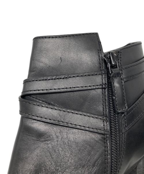 COLE HAAN（コールハーン）COLE HAAN (コールハーン) レザーショートブーツ ブラック サイズ:SIZE 6 1/2 (24cm)の古着・服飾アイテム