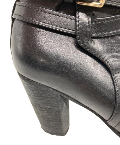 COLE HAAN（コールハーン）COLE HAAN (コールハーン) レザーショートブーツ ブラック サイズ:SIZE 6 1/2 (24cm)の古着・服飾アイテム