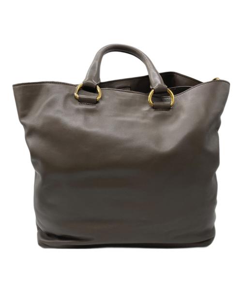 PRADA（プラダ）PRADA (プラダ) 2WAYバッグ ブラウンの古着・服飾アイテム