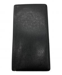 LOUIS VUITTON（ルイ ヴィトン）の古着「ポルトフォイユ・ロン」｜ブラック