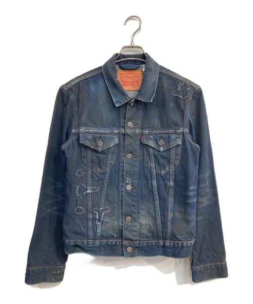 LEVI'S（リーバイス）LEVI'S (リーバイス) リペア加工デニムジャケット　トルコ製 インディゴ サイズ:Sの古着・服飾アイテム