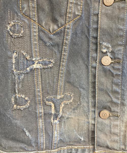 LEVI'S（リーバイス）LEVI'S (リーバイス) リペア加工デニムジャケット　トルコ製 インディゴ サイズ:Sの古着・服飾アイテム