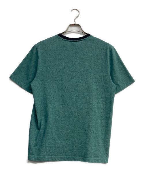 LACOSTE LIVE（ラコステライブ）LACOSTE LIVE (ラコステライブ) リンガーTシャツ グリーン サイズ:Sの古着・服飾アイテム