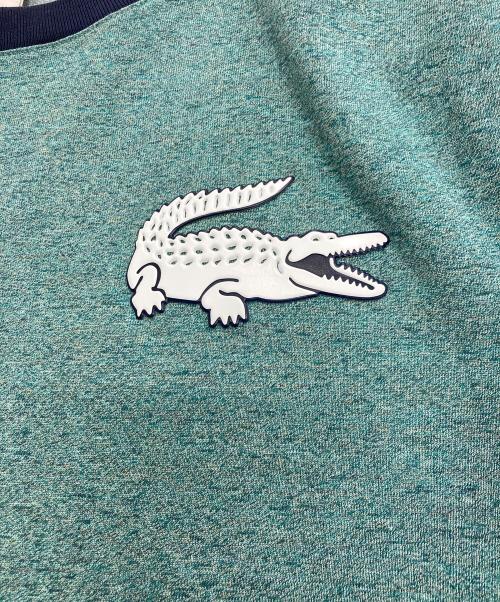 LACOSTE LIVE（ラコステライブ）LACOSTE LIVE (ラコステライブ) リンガーTシャツ グリーン サイズ:Sの古着・服飾アイテム