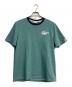 LACOSTE LIVE（ラコステライブ）の古着「リンガーTシャツ」｜グリーン