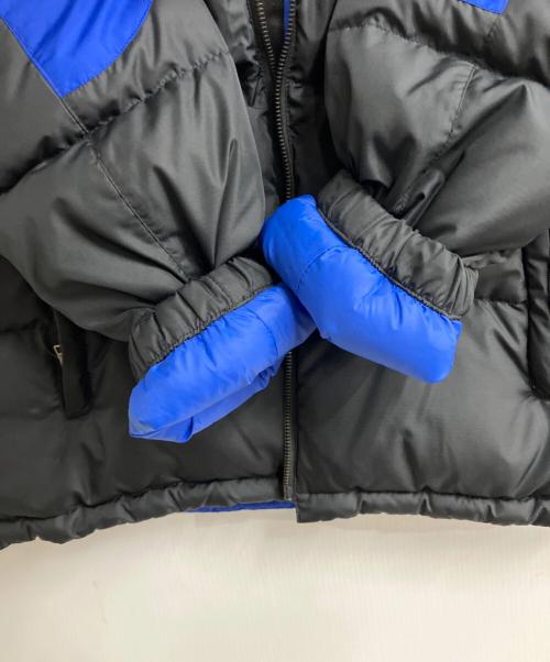 POLO RALPH LAUREN（ポロ・ラルフローレン）POLO RALPH LAUREN (ポロ・ラルフローレン) バイカラーダウンジャケット ブラック×ブルー サイズ:XL(キッズ規格)の古着・服飾アイテム