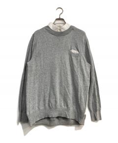 中古・古着通販】sacai (サカイ) Suiting Mix Pullover グレー サイズ