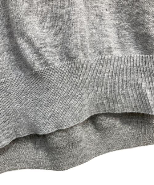 sacai（サカイ）sacai (サカイ) SWITCHED PULLOVER SHIRTS SWEATER グレー×ホワイト サイズ:2の古着・服飾アイテム