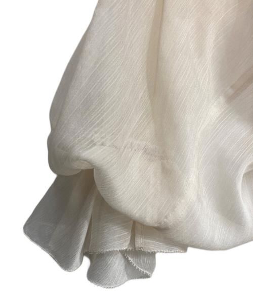 Lily Brown（リリーブラウン）Lily Brown (リリーブラウン) ドレープボウタイシフォンブラウス アイボリー サイズ:ONE　SIZEの古着・服飾アイテム