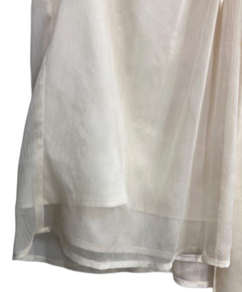 Lily Brown（リリーブラウン）Lily Brown (リリーブラウン) ドレープボウタイシフォンブラウス アイボリー サイズ:ONE　SIZEの古着・服飾アイテム