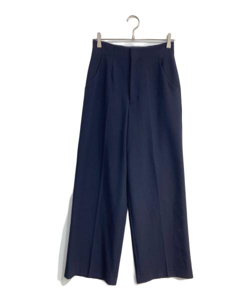 Snidel（スナイデル）Snidel (スナイデル) Sustainableハイウエストストレートパンツ ネイビー サイズ:1 未使用品の古着・服飾アイテム