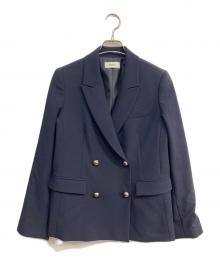 Snidel（スナイデル）の古着「Sustainableダブルブレストジャケット　26SS　SWFJ261077」｜ネイビー