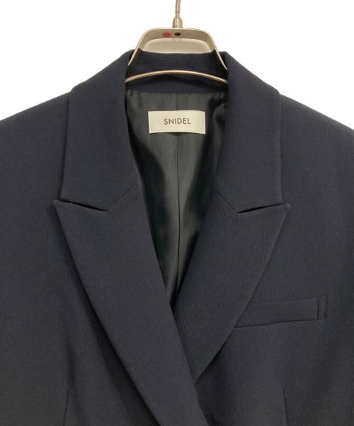 Snidel（スナイデル）Snidel (スナイデル) Sustainableダブルブレストジャケット　26SS　SWFJ261077 ネイビー サイズ:1の古着・服飾アイテム