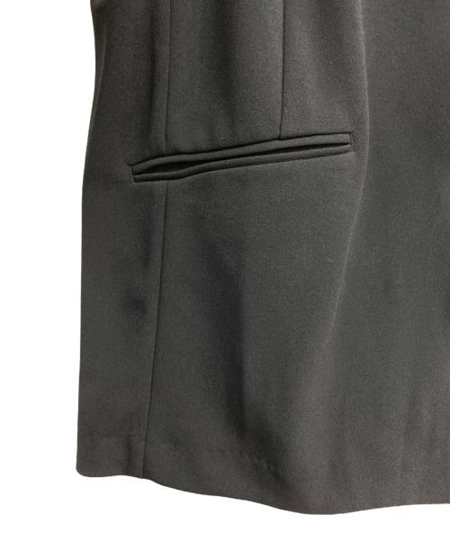 BALLSEY（ボールジィ）BALLSEY (ボールジィ) ジョーゼットジャージー ノーカラージャケット ネイビー サイズ:36 未使用品の古着・服飾アイテム