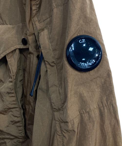 C.P COMPANY（シーピーカンパニー）C.P COMPANY (シーピーカンパニー) Chrome-R Overshirt　Garment Dyed 　13CMOS047A ブラウン サイズ:Mの古着・服飾アイテム