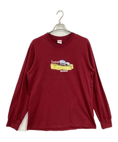 SUPREME（シュプリーム）SUPREME (シュプリーム) Neil Blender Arrow L/S Tee レッド サイズ:ｌの古着・服飾アイテム