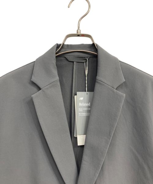NEW BALANCE（ニューバランス）NEW BALANCE (ニューバランス) NB GREY SINGLE JACKET　AMJ53634 グレー サイズ:M 未使用品の古着・服飾アイテム