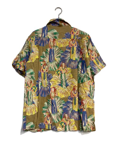 Sun Surf（サンサーフ）Sun Surf (サンサーフ) アロハシャツ ブルー×イエロー サイズ:Lの古着・服飾アイテム