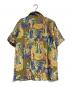 Sun Surf (サンサーフ) アロハシャツ ブルー×イエロー サイズ:L：7000円