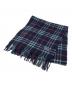 Burberry's（バーバリーズ）の古着「カシミヤチェックマフラー」｜ネイビー