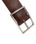 IL BISONTE (イル ビゾンテ) 2重巻きレザーベルト ブラウン：6000円