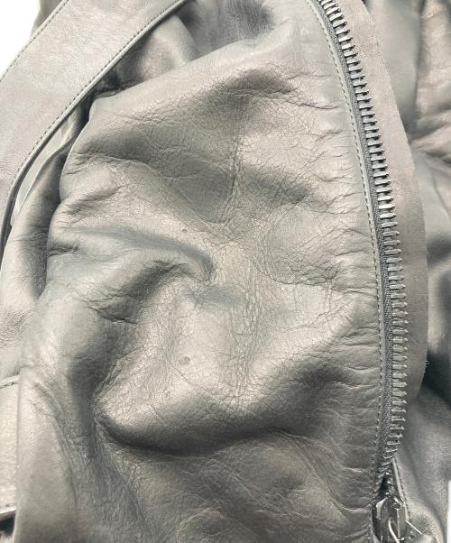 the last conspiracy（ザラストコンスピラシー）THE LAST CONSPIRACY (ザラストコンスピラシー) レザーバッグ ブラックの古着・服飾アイテム