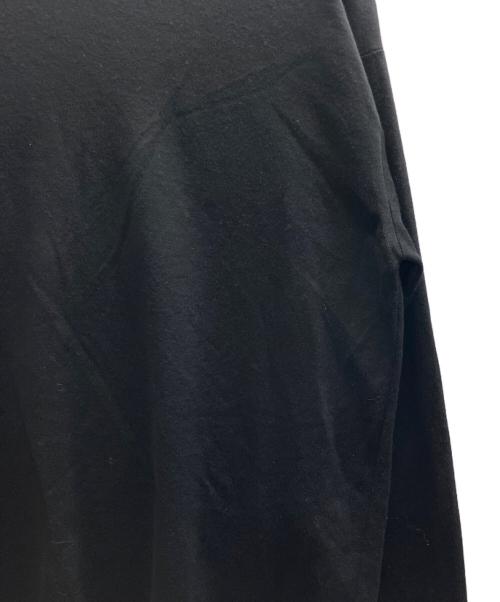 BATONER（バトナ―）BATONER (バトナ―) 32G SMOOTH WOOL CREW NECK ブラック サイズ:3の古着・服飾アイテム