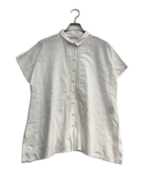 YACCO MARICARD（ヤッコマリカルド）YACCO MARICARD (ヤッコマリカルド) コットンブザムシャツ ホワイト サイズ:2の古着・服飾アイテム