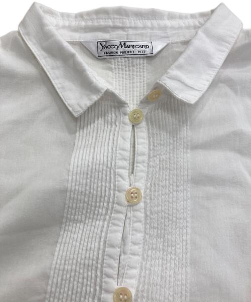 YACCO MARICARD（ヤッコマリカルド）YACCO MARICARD (ヤッコマリカルド) コットンブザムシャツ ホワイト サイズ:2の古着・服飾アイテム
