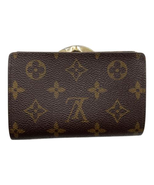 LOUIS VUITTON（ルイ ヴィトン）LOUIS VUITTON (ルイ ヴィトン) がま口財布 ブラウンの古着・服飾アイテム