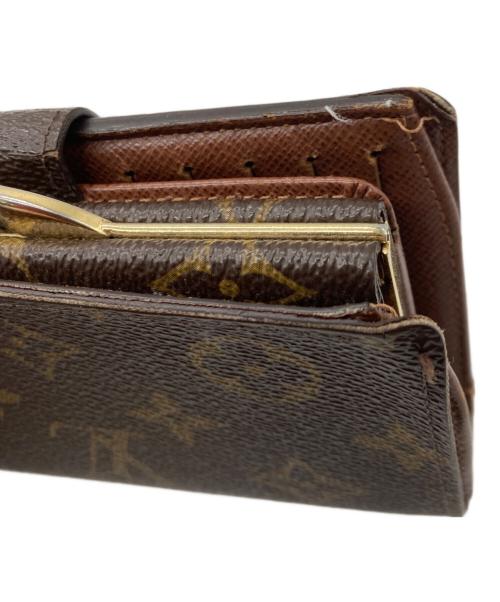 LOUIS VUITTON（ルイ ヴィトン）LOUIS VUITTON (ルイ ヴィトン) がま口財布 ブラウンの古着・服飾アイテム