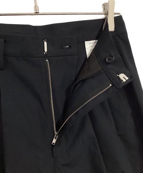 Dulcamara（ドゥルカマラ）Dulcamara (ドゥルカマラ) よそいき2タックパンツ ブラック サイズ:０の古着・服飾アイテム