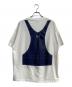 Hanes (ヘインズ) オーバーオールTEE ホワイト×ネイビー サイズ:XL：5000円