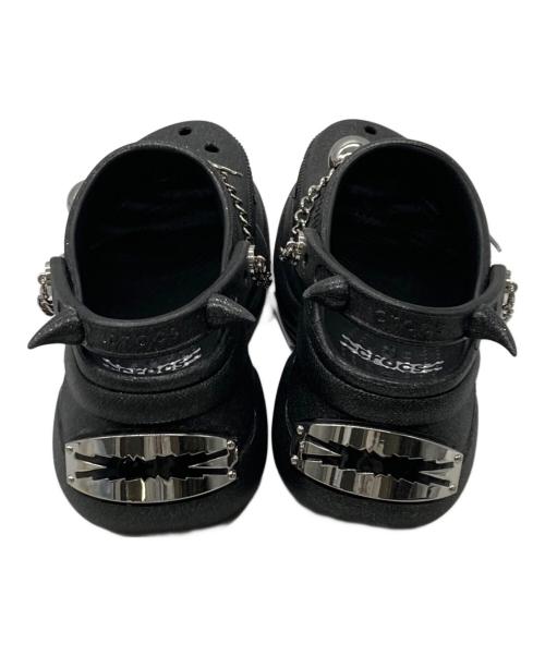 crocs（クロックス）crocs (クロックス) LE SSERAFIM (ルセラフィム) Classic Bae Clog Glitter ブラック サイズ:22cm 未使用品の古着・服飾アイテム
