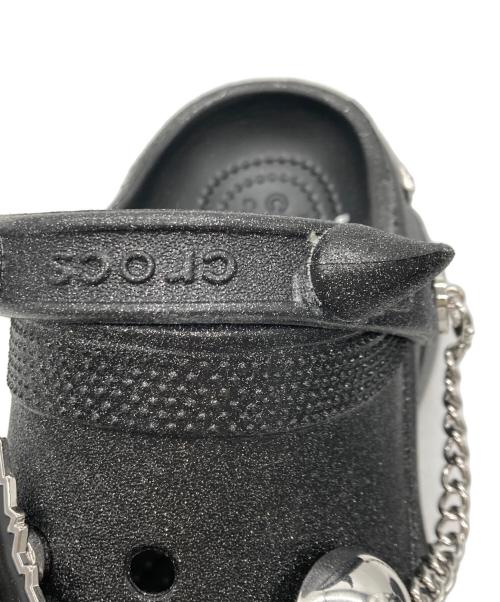 crocs（クロックス）crocs (クロックス) LE SSERAFIM (ルセラフィム) Classic Bae Clog Glitter ブラック サイズ:22cm 未使用品の古着・服飾アイテム
