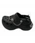crocs (クロックス) LE SSERAFIM (ルセラフィム) Classic Bae Clog Glitter ブラック サイズ:22cm 未使用品：8000円