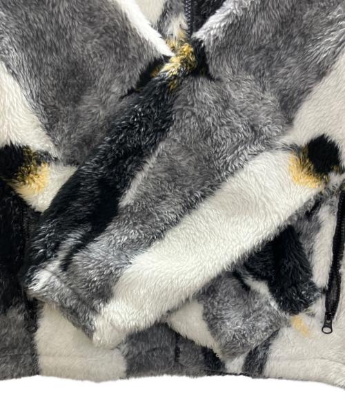 SUPREME（シュプリーム）SUPREME (シュプリーム) Penguins Hooded Fleece Jacket ホワイト×グレー サイズ:Mの古着・服飾アイテム