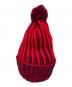 SUPREME (シュプリーム) Contrast Stripe Beanie box logo レッド：6000円