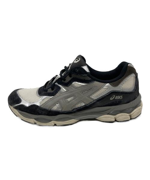 asics（アシックス）asics (アシックス) GEL-NYC グレー×クリーム サイズ:26.5㎝の古着・服飾アイテム