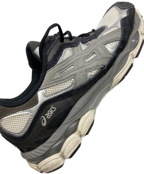 asics（アシックス）asics (アシックス) GEL-NYC グレー×クリーム サイズ:26.5㎝の古着・服飾アイテム