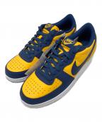 NIKEナイキ）の古着「TERMINATOR LOW OG "University Gold and Navy/Michigan"」｜イエロー×ネイビー