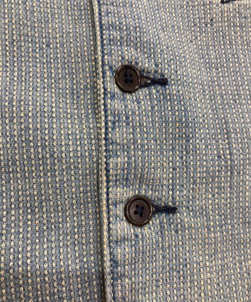 RRL（ダブルアールエル）RRL (ダブルアールエル) Abrams Indigo Cotton Vest　 刺し子ベスト インディゴ サイズ:Mの古着・服飾アイテム