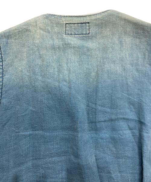 RRL（ダブルアールエル）RRL (ダブルアールエル) Abrams Indigo Cotton Vest　 刺し子ベスト インディゴ サイズ:Mの古着・服飾アイテム
