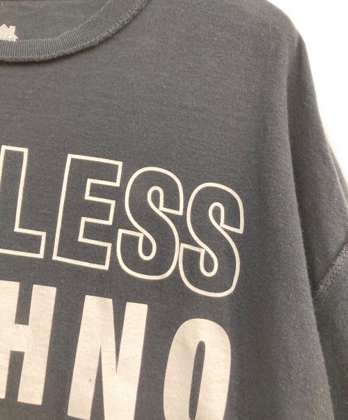 is-ness（イズネス）is-ness (イズネス) isness music プリントTシャツ ブラック サイズ:Freeの古着・服飾アイテム