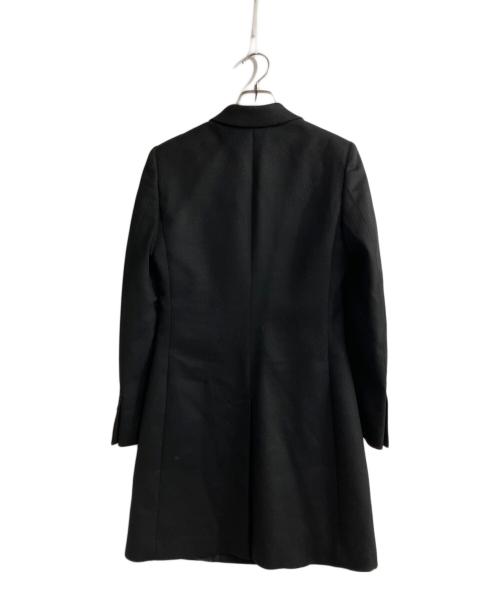 GUCCI（グッチ）GUCCI (グッチ) ウール比翼チェスターコート ブラック サイズ:Mの古着・服飾アイテム