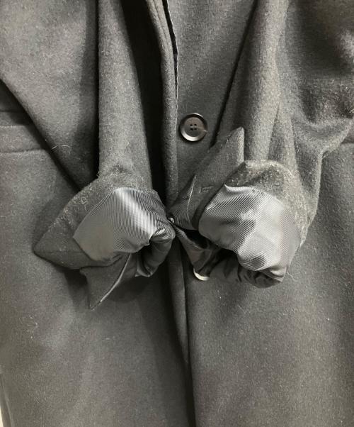 GUCCI（グッチ）GUCCI (グッチ) ウール比翼チェスターコート ブラック サイズ:Mの古着・服飾アイテム