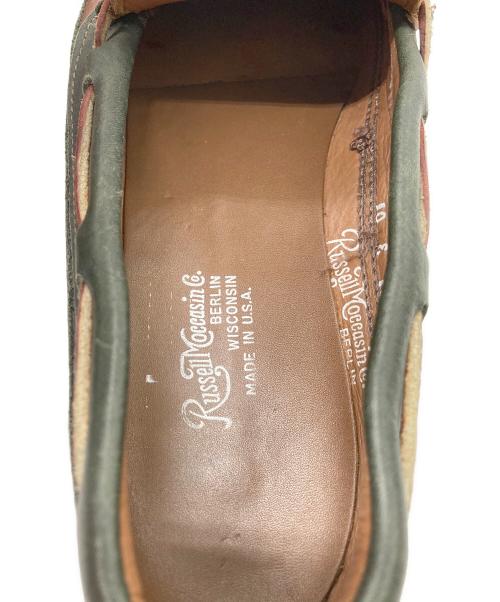 RUSSELL MOCCASIN（ラッセルモカシン）RUSSELL MOCCASIN (ラッセルモカシン) デッキシューズ ブラウン サイズ:10の古着・服飾アイテム