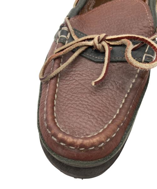 RUSSELL MOCCASIN（ラッセルモカシン）RUSSELL MOCCASIN (ラッセルモカシン) デッキシューズ ブラウン サイズ:10の古着・服飾アイテム